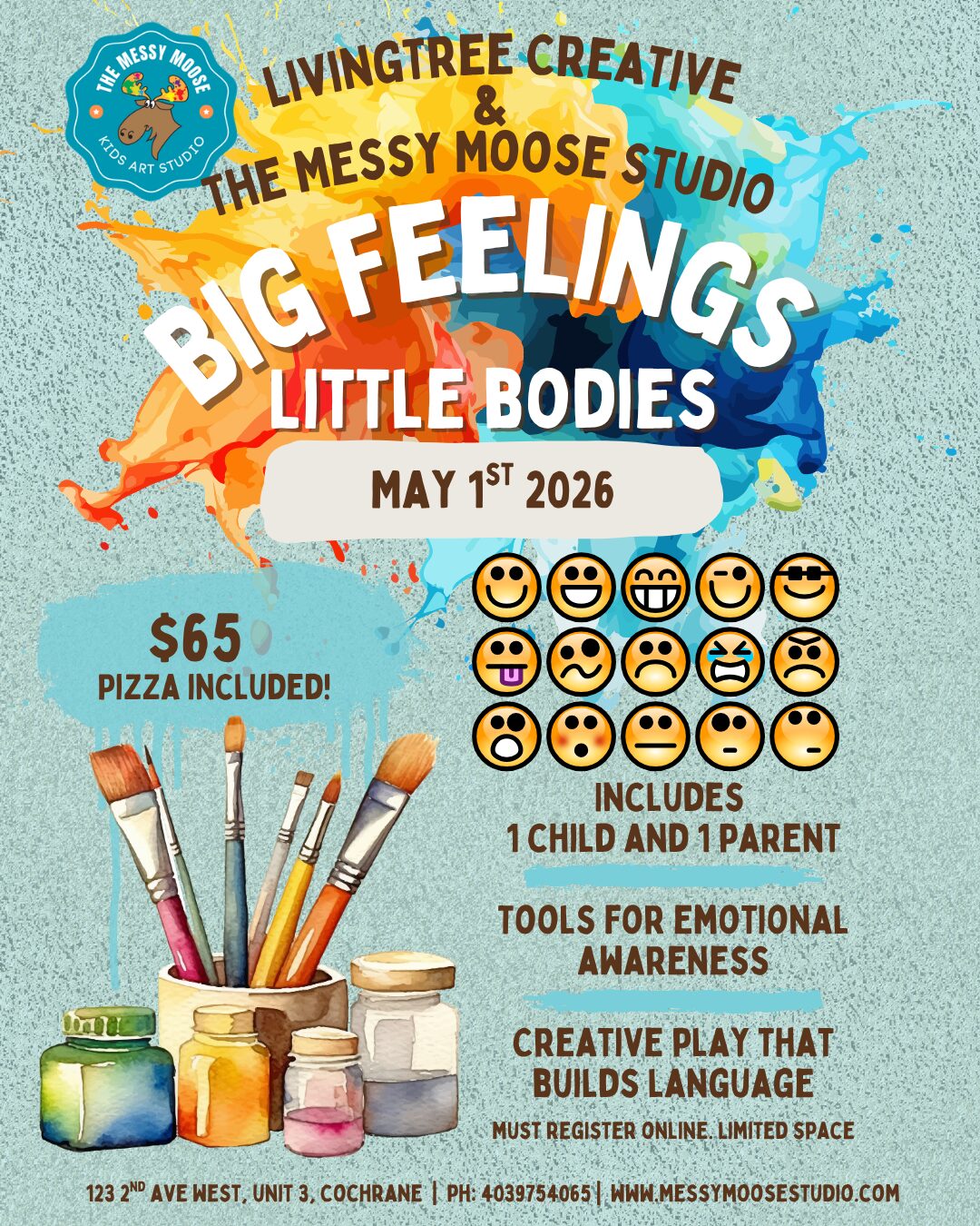 Big Feelings, Little Bodies: Parent & Child Art Night